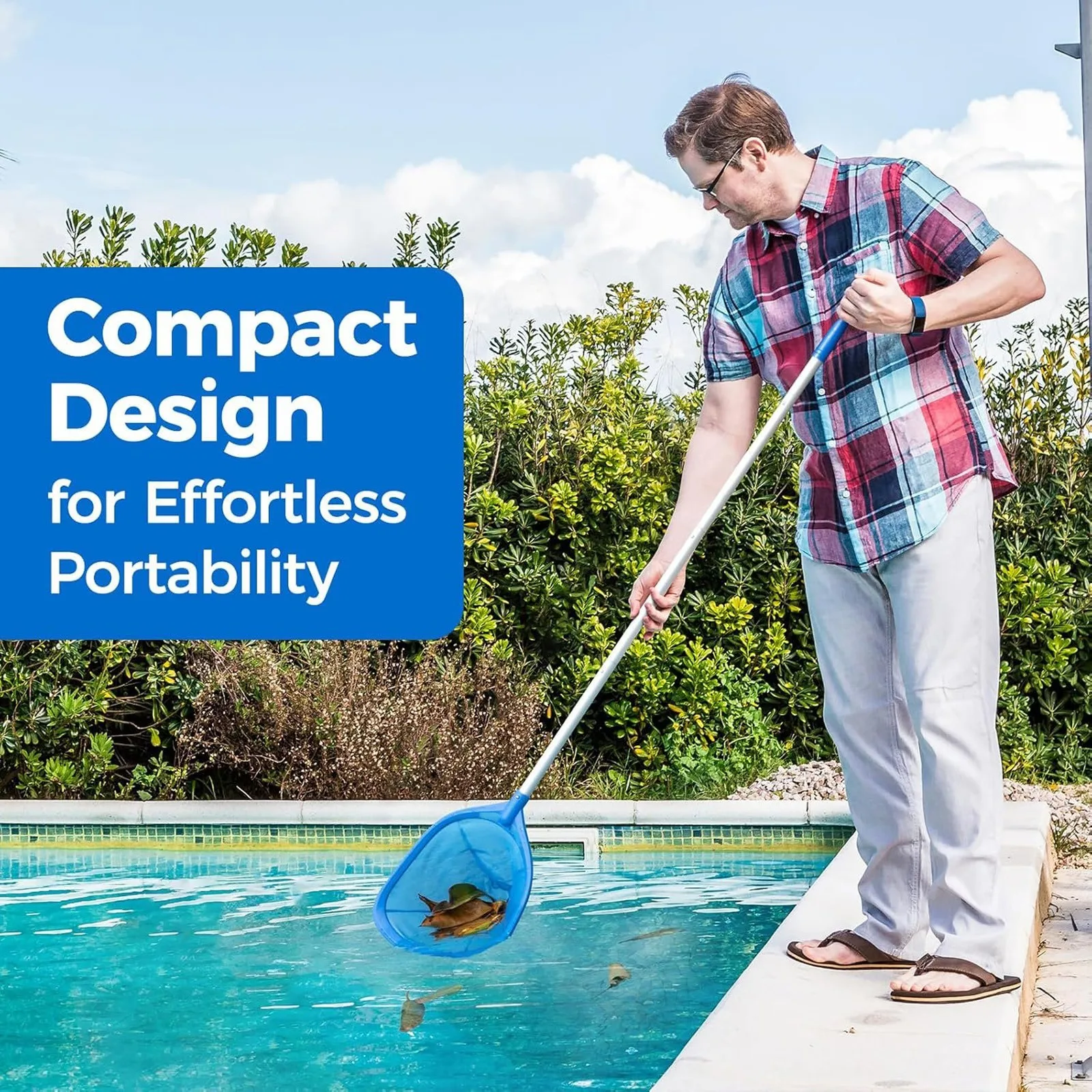 

Pool Cleaners Telescopic Pool Poles Adjustable Leaf Collectors Rakes Pool Skimmers Pool Accessories Pool Cleaning Accessories