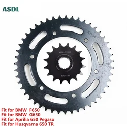 520 47T 16T Front Rear Sprocket Set For BMW F650 96-00 F 650 GS 01-05 F650 ST 98-00 650 TR 13-14 For Aprilia 650 Pegaso 01-04