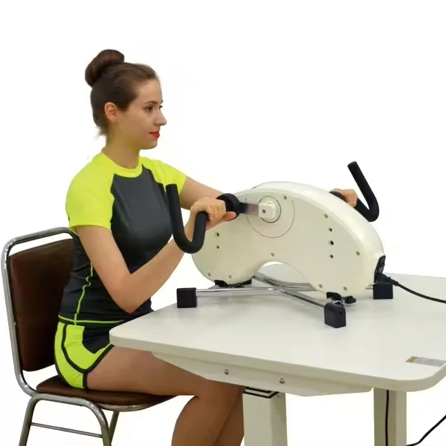 Hospital Grade Active Passive Trainer Upper Limbs Rehab Bike Arm Exerciser Training Equipment