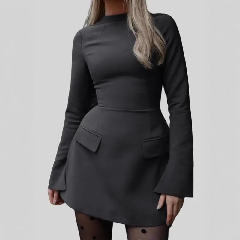 

Women's Pure Color Long Sve Dr with Slit Sve New Sle Casual Sport Suit ort Pants Autumn Season Seven Sve T-irt