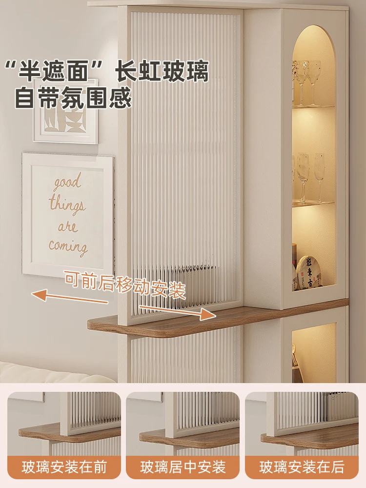 

Courtyard landscaping screen front door, villa garden partition false wall, living room shelter room hall cabinet