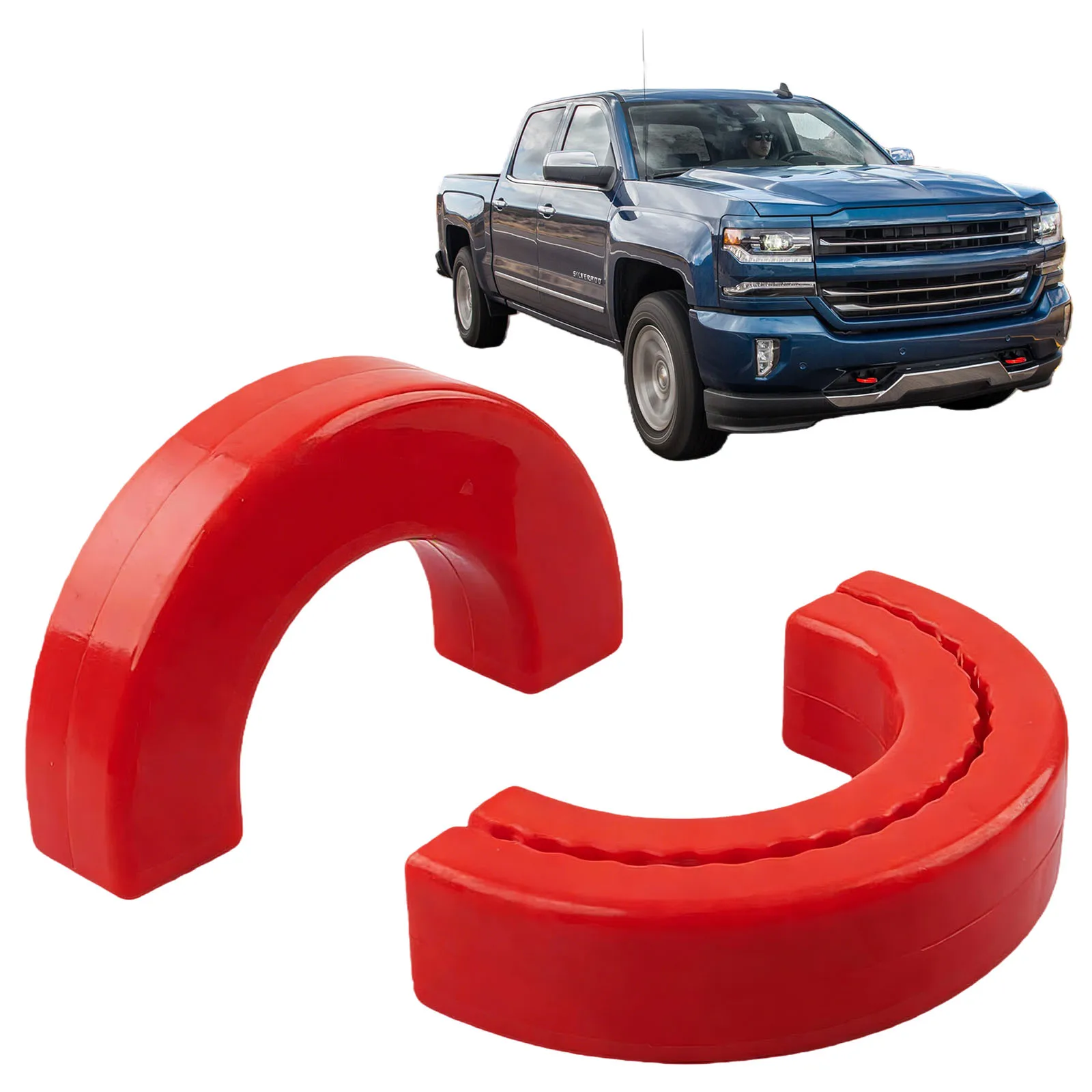 Cubiertas Protectoras para Ganchos de Remolque Delanteros Compatibles con Chevy Silverado 1500 2007-2026, Personalizadas para Chevrolet Silverado