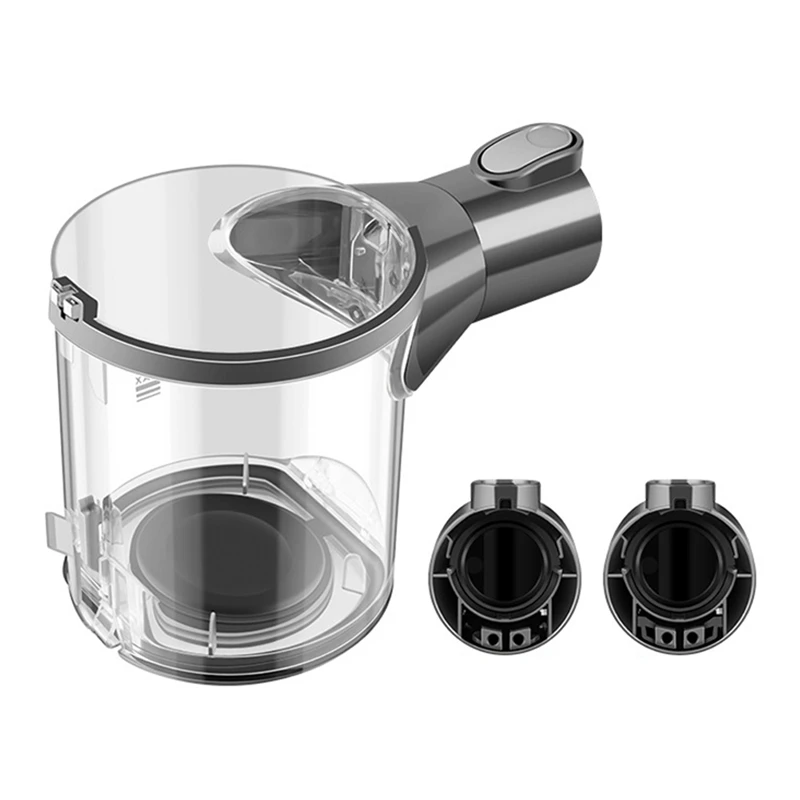 Contenedor de polvo para Dyson V6 Dc58 Dc59 Dc62 Dc74 piezas de aspiradora cubo de polvo cubierta inferior cubierta superior cubo de polvo ciclónico