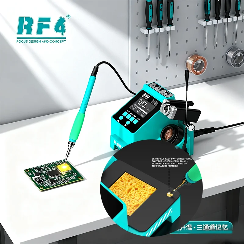 RF4 RF-S410 Multi-Functional Anti-Static Intelligent Soldering Station