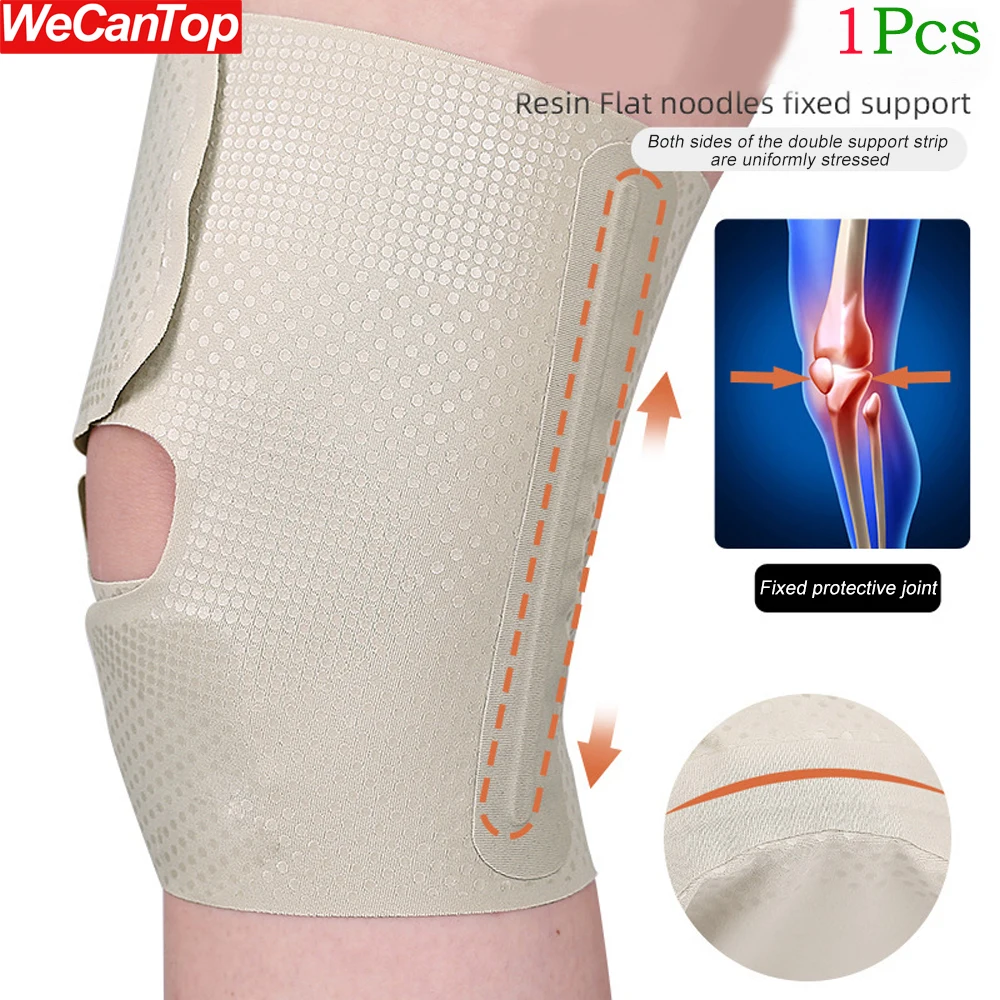 1Pcs Knee Brace,Compression Sleeve Support with Side Stabilizers for Men Women,Lightweight & Breathable Support - Arthritis Pain