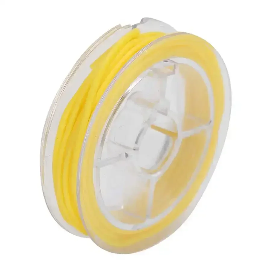 Dental Rubber Dam Stabilizing Cord Medium Size Dia 1.8mm Wedges Line Clamps Sheets Elastic 2.1 Meter Yellow