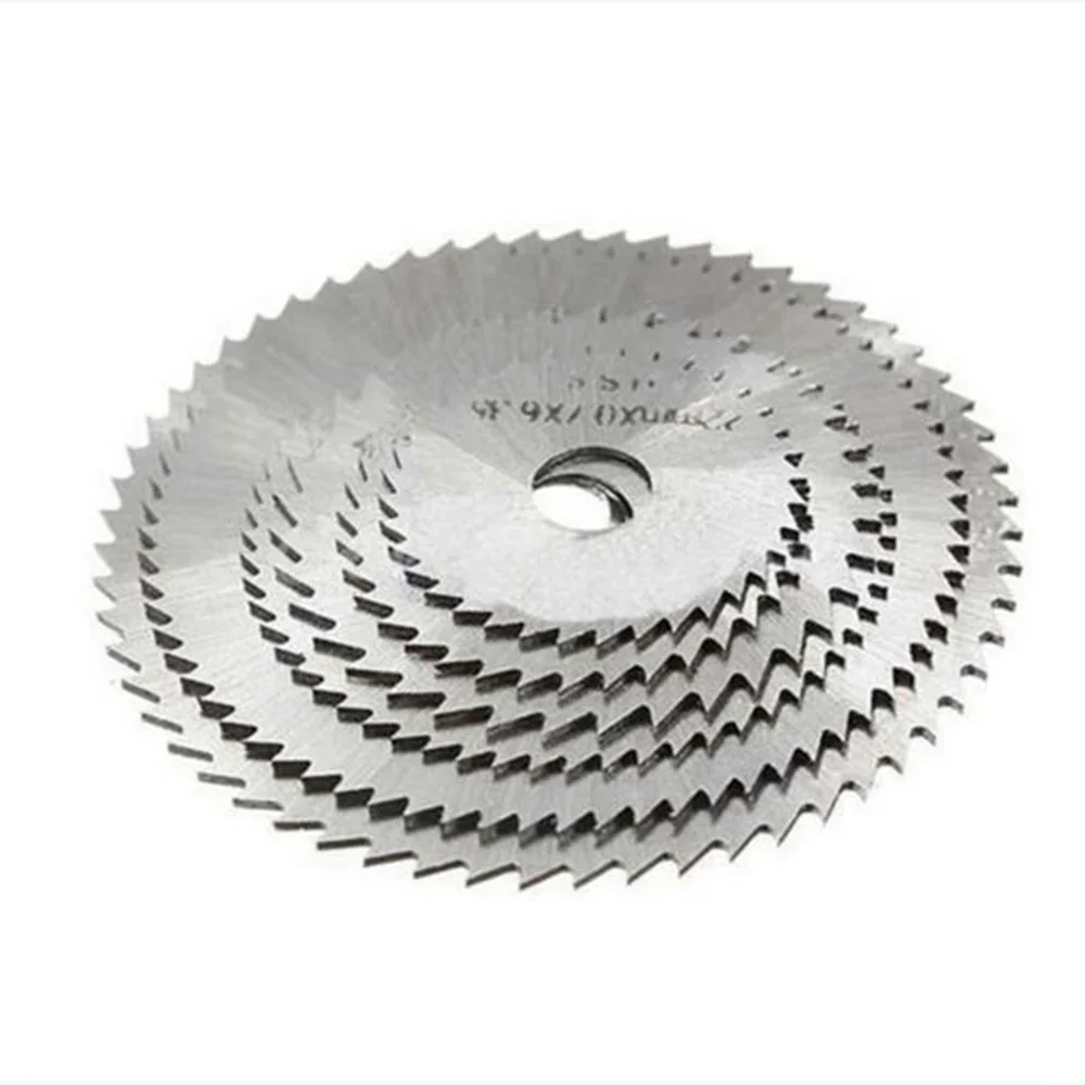 6Pcs HSS Circular Rotary Blade Wheel Discs Mandrel for Metal Rotary Tools + 1 Extension Mandrel Krachtige Saw Blades