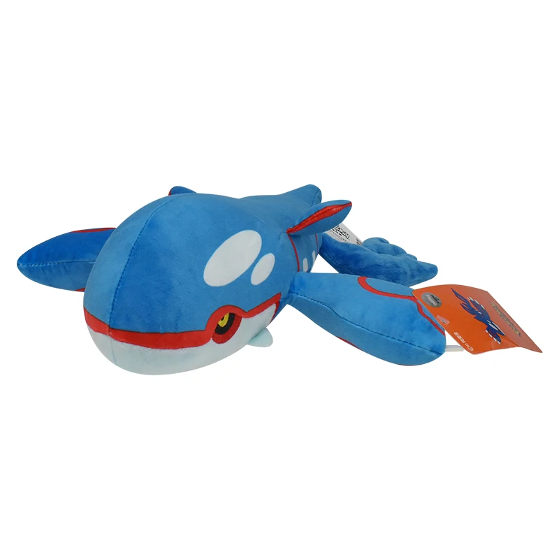 Kyogre Peluche Pokemon Peluche bambole di pezza Cartoon bambole carine Kawaii compleanno regalo di natale per bambini collezione di amici