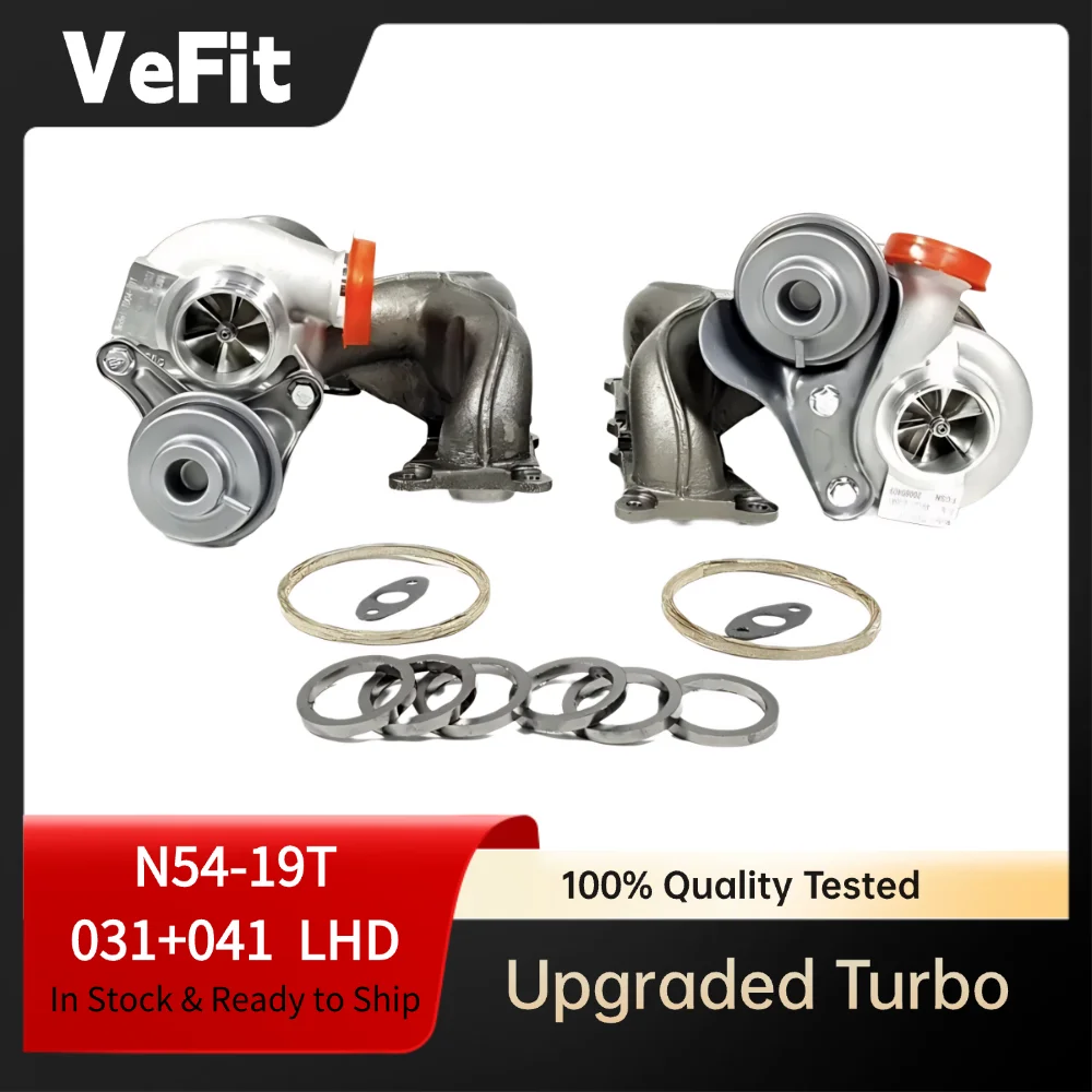 19T Billet Twin Turbochargers for BMW 335i 335is 335ix N54 (LHD) - 775HP Max Flow Performance Turbo Kit - New Improved 19T