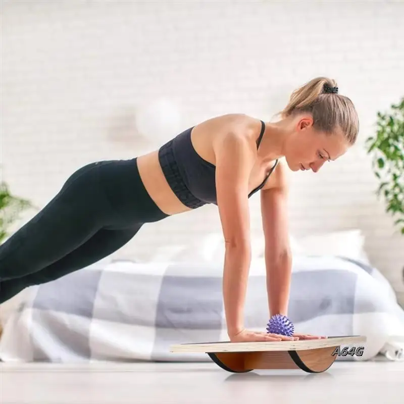 

Balance Board For Core Strength Training Pine Multilayer Board For Women Ideal For Home