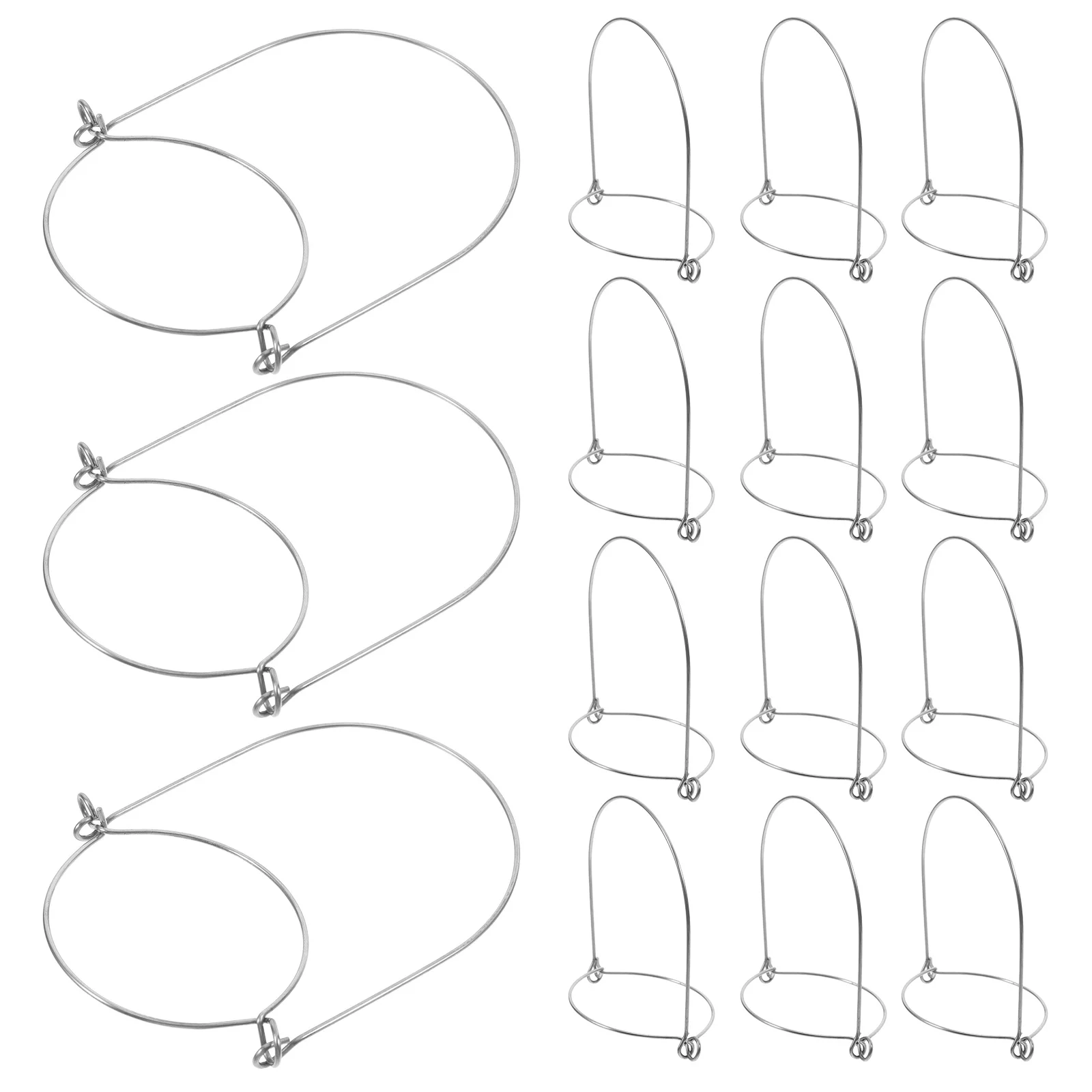 

20Pcs Stainless Steel Jar Hanger Wire Handles Rustproof Hanging Rings for Kitchen Party Wedding Home Decor