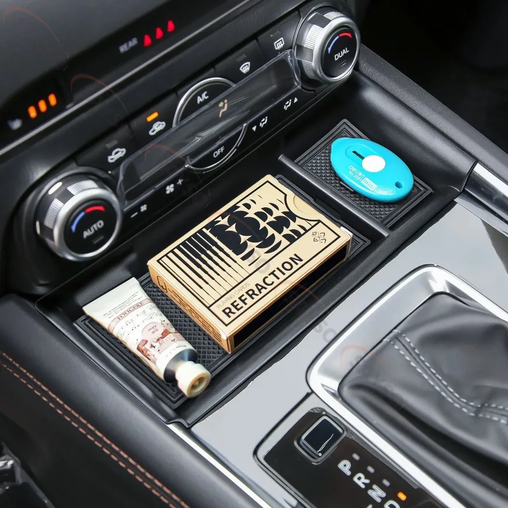 Mittelkonsolen-Organizer vorne für Mazda CX-5 22-25 – Münzhalter, Schalthebel-Organizer, vordere Aufbewahrungseinlagen, Armlehnenbox – Detail 12