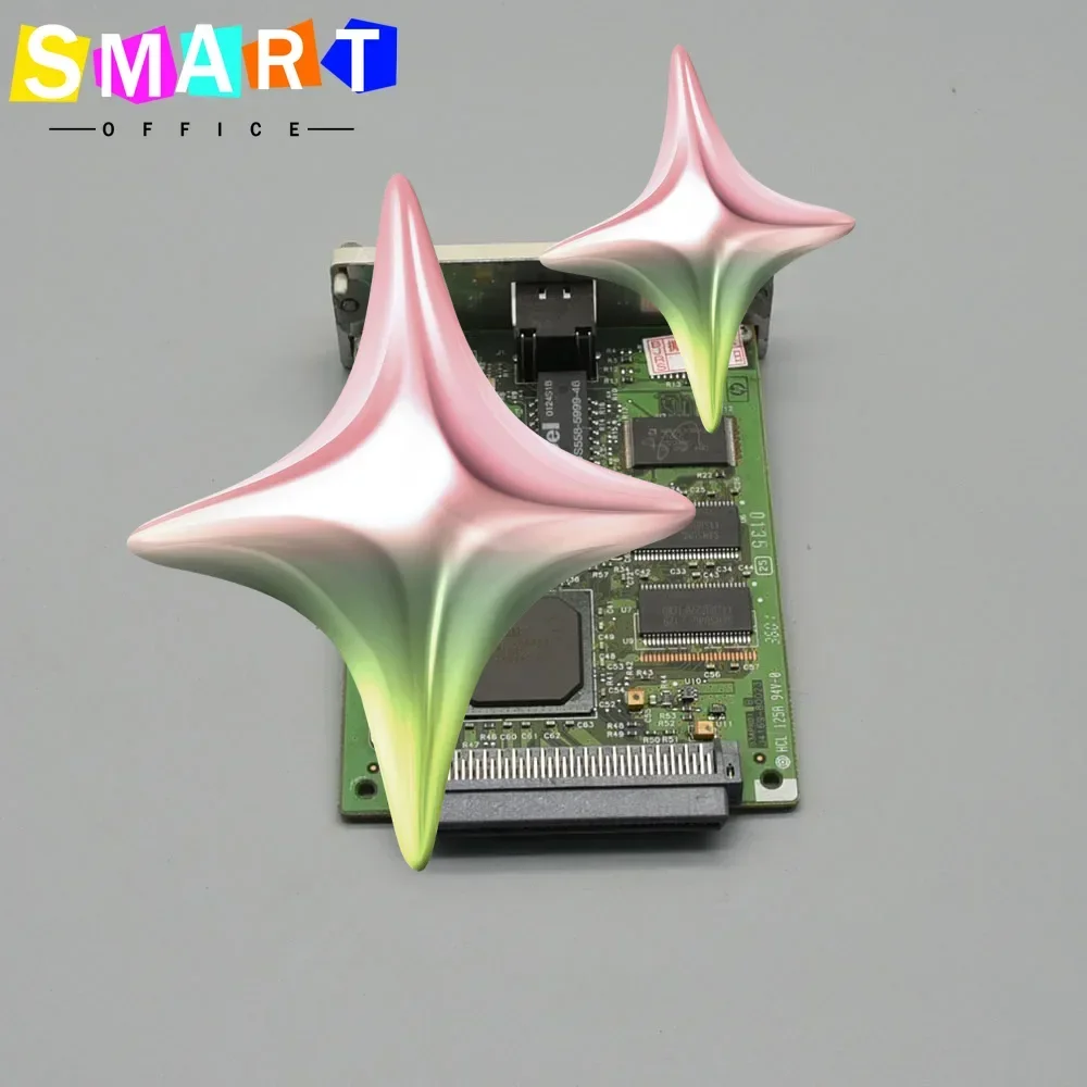 بطاقة شبكة خادم الطباعة الداخلي Ethernet J6057A 10/100tx لبطاقة شبكة HP 500 510 hp 615N وطابعة DesignJet Plotter #1