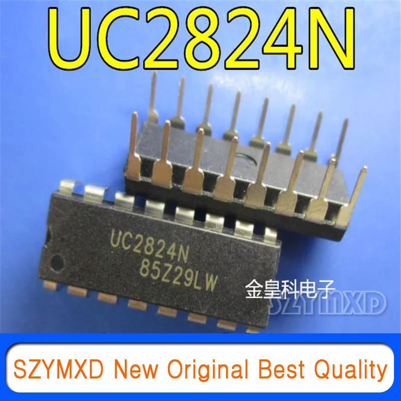 1Pcs/Lot New Original Original UC2824N Offline Isolated DC/DC Controller And Converter Package PDIP16 Integrated Chip In Stock