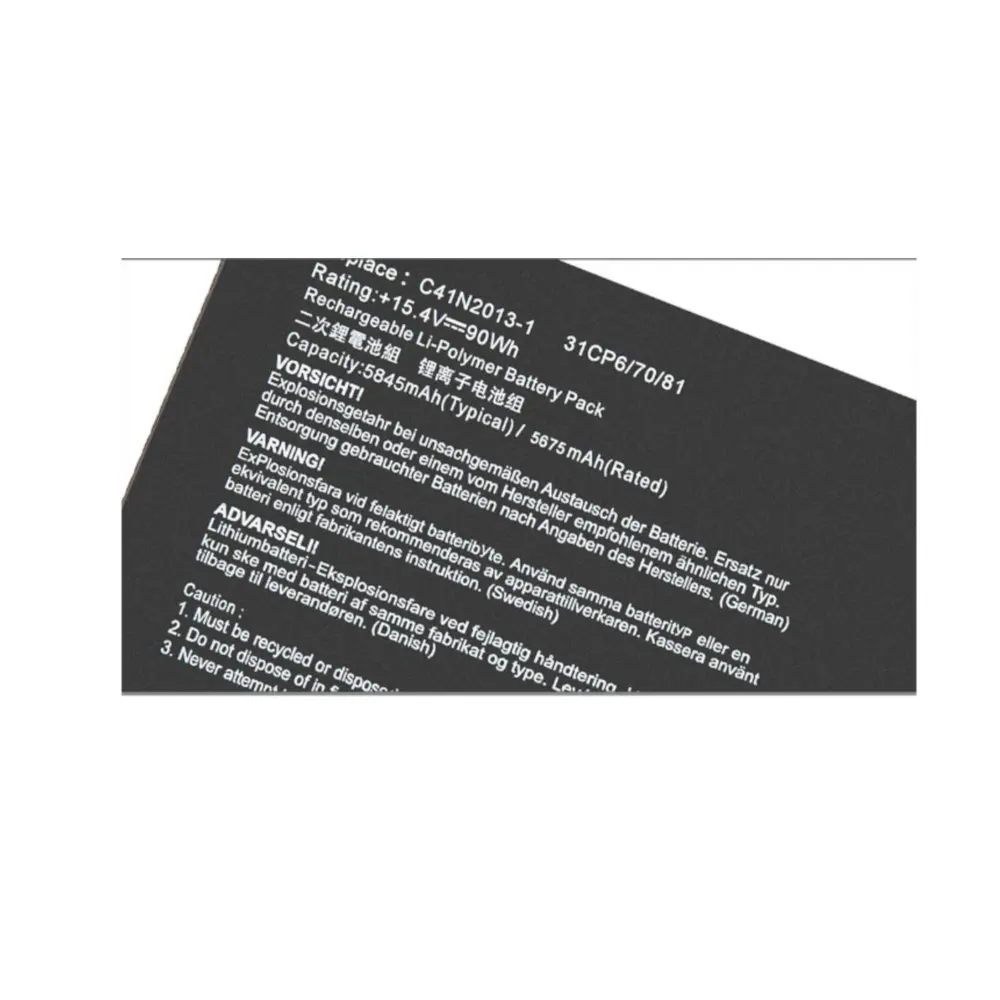 15.4V/90Wh C41N2013-1 Laptop Battery For ASUS ROG Zephyrus M16 G15 S17 Strix Scar 15 G533 17 G733 G15 G513 G513IM G713