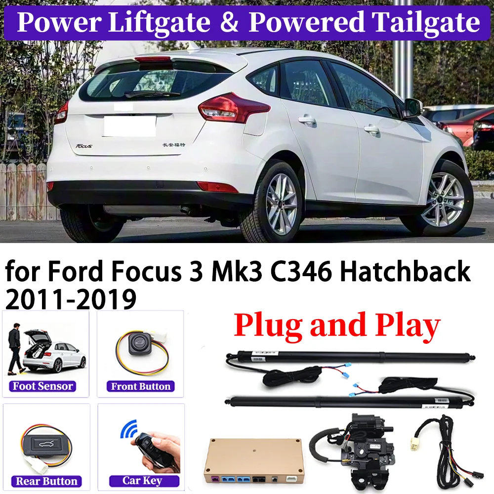 

for Ford Focus 3 Mk3 C346 Hatchback 2011-2019 OEM Upgrade Car Automatic Power Liftgate Kit Smart Auto Electric Tailgate System