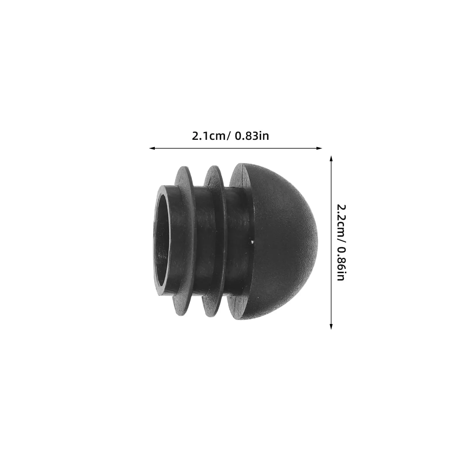 25Pcs Plastic Round Plug Insert for 22mm Pipe Tube Stopper Durable End Caps Home Industrial Furniture Accessories - view 3