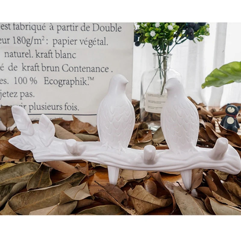 ABWR-壁の装飾用の鳥のハンガー,キーハンガー,キッチンコート,衣類,タオルフック,帽子,ハンドバッグホルダー,家庭用