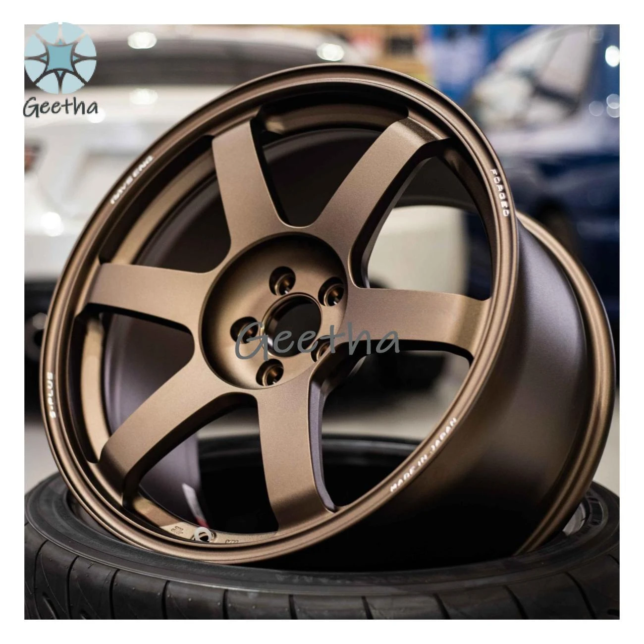 

For Forged Matt Bronze for RAYS VOLK RACING TE37 Wheels 16/17/18/19/20/21/22 Inch Rims 5x120 5x112 5x114.3 Alloy Car Whee