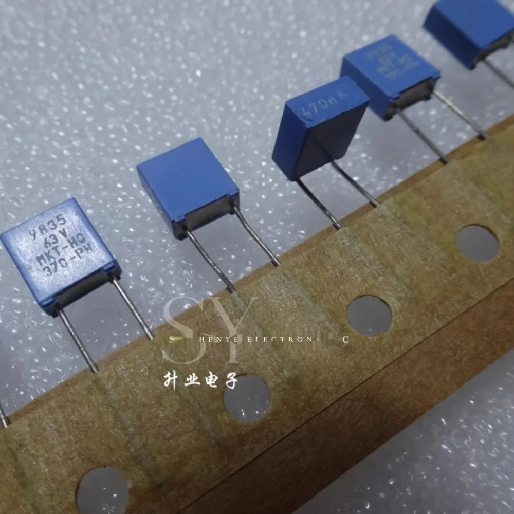 

20PCS MKT370 0.47uf/63v 470nf u47 474 New film capacitor 5MM