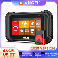 ANCEL V5 BT Car OBD2 Scanner Full System Oil D-PF Regen EPB TPMS Reset Injector Coding  Automotive Diagnostic Tool For Passenger