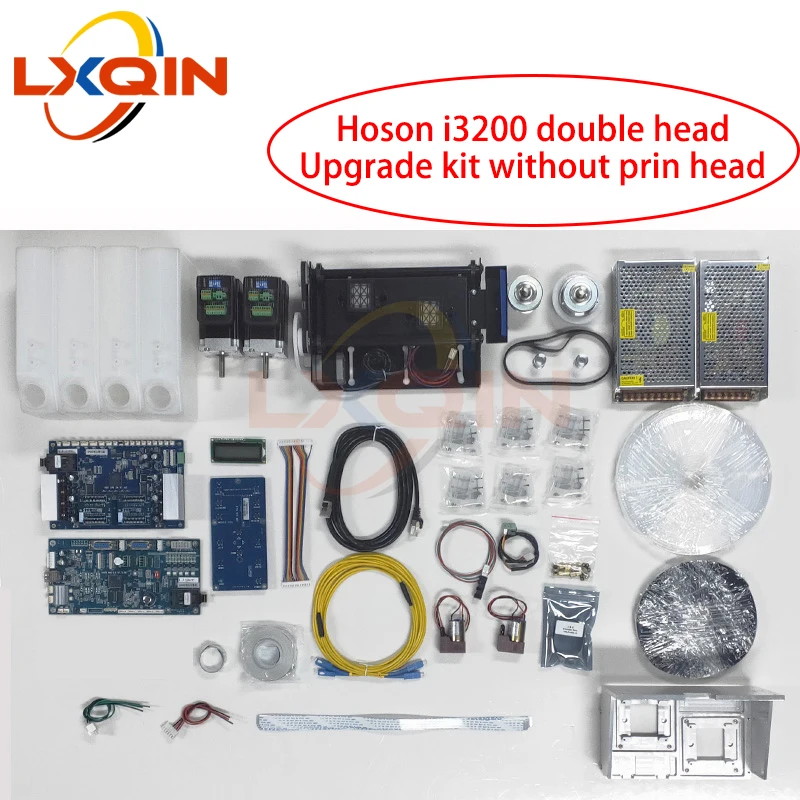 

LXQIN upgrade kit Hoson for Epson dx5/xp600 convet to i3200 double head board network version kit for large format printer