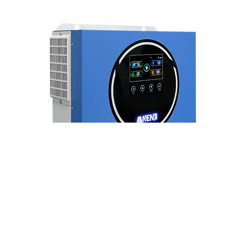 ANENJI 4200W 24V, onduleur solaire hybride, double sortie CA, onduleur hors réseau et sur réseau, chargeur solaire 120A, PV 500VDC avec écran couleur et WIFI, fonctionne sans batterie