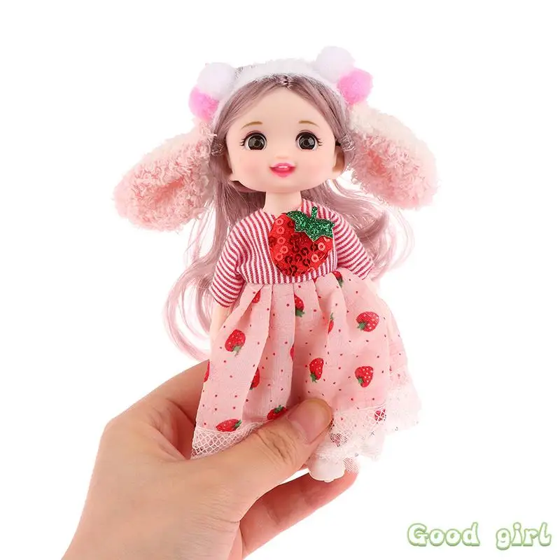 공주 DIY 드레스 업 장난감, BJD 인형, 13 관절 움직일 수 있는 귀여운 달콤한 얼굴 로리타 소녀 선물, 어린이 장난감, 1:12 체중계, 16cm