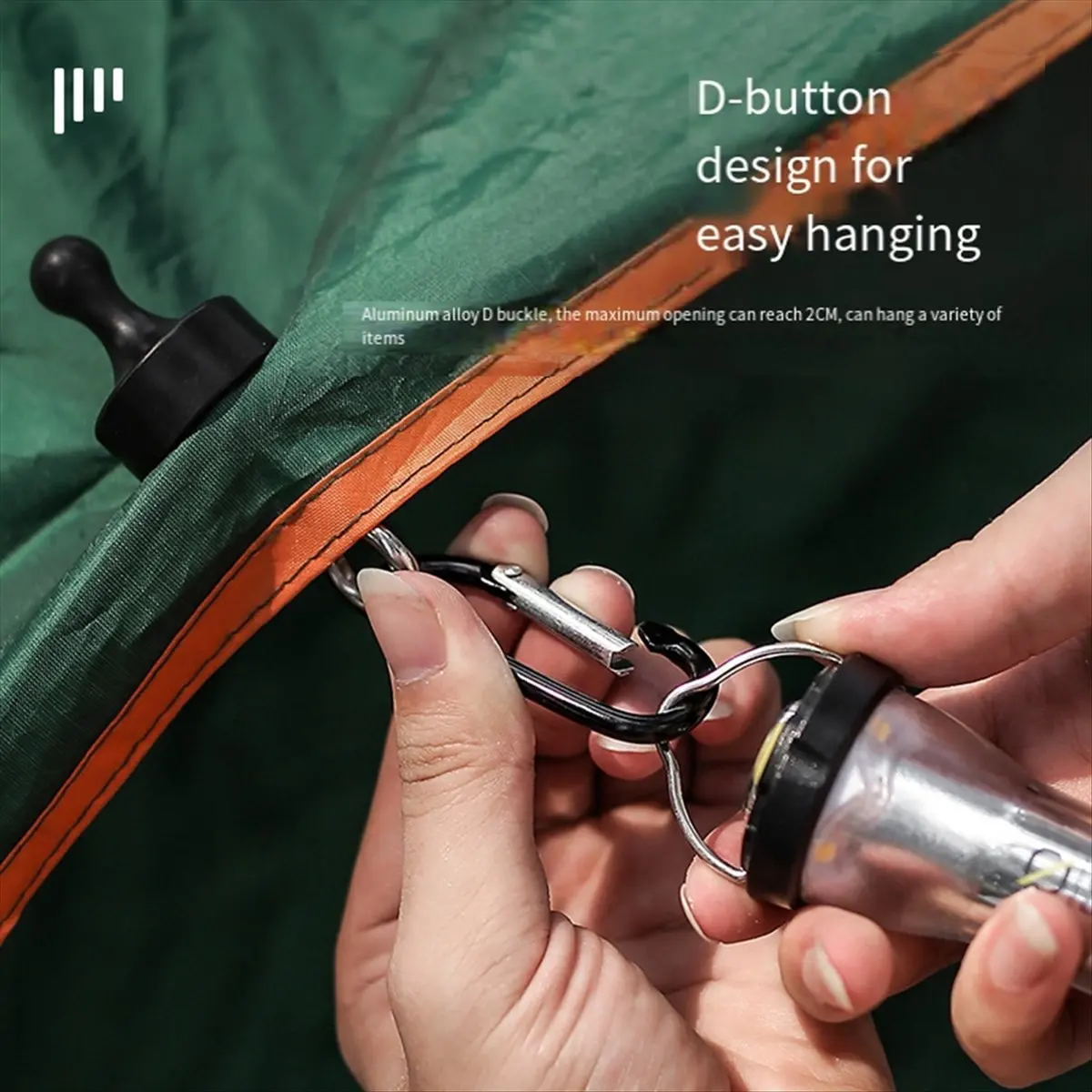 5PCS Magnetic Carab…