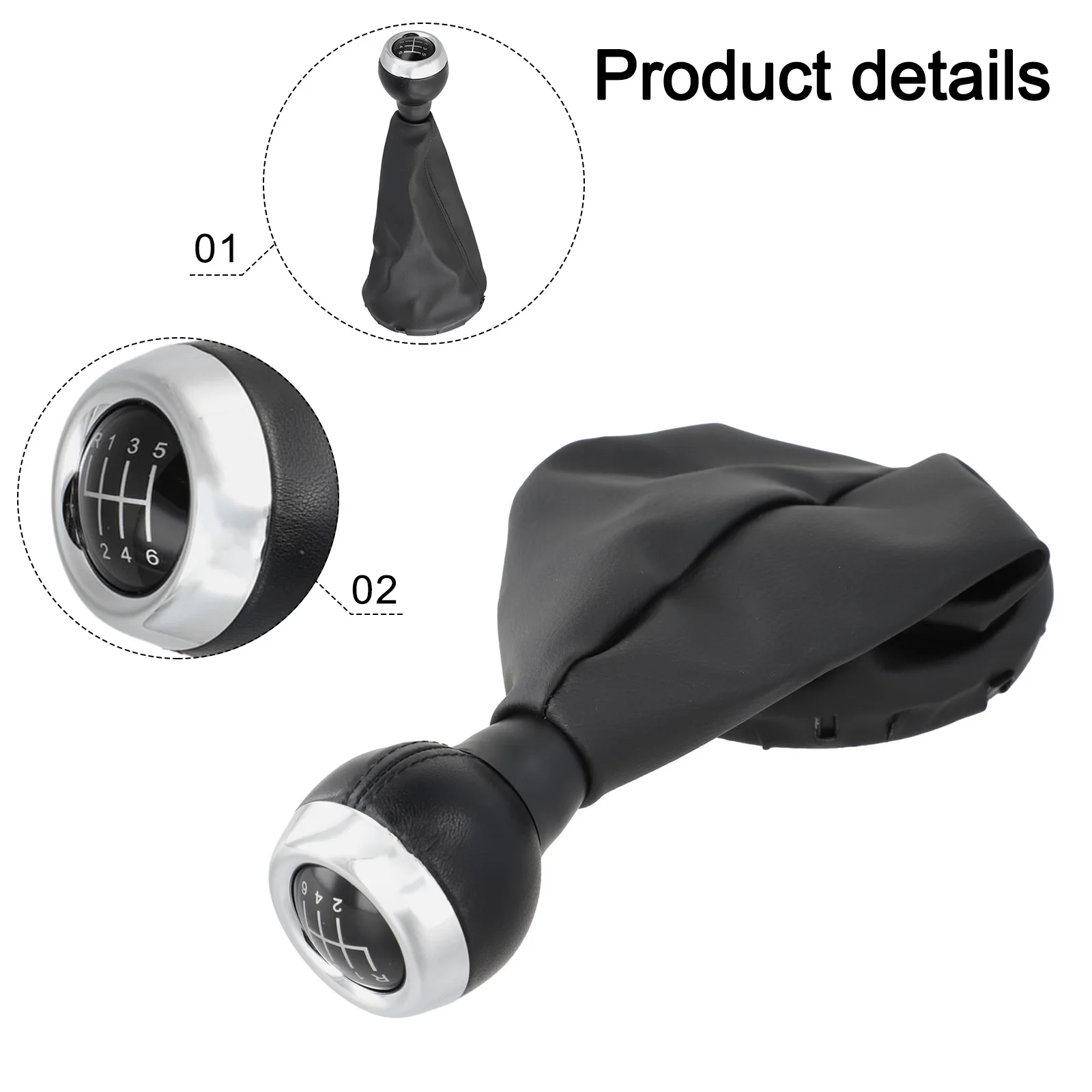 

Stylish & This ABS Plastic Gear Shift Knob Comes with a Dust Cover Designed Specifically for Mini For Coopers (R56)