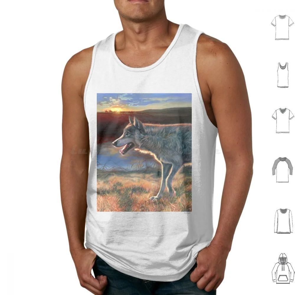 Two Socks-Dances With Wolves Tank Tops Print Cotton Wolf Wolves Dances With Wolves Two Kevin Costner