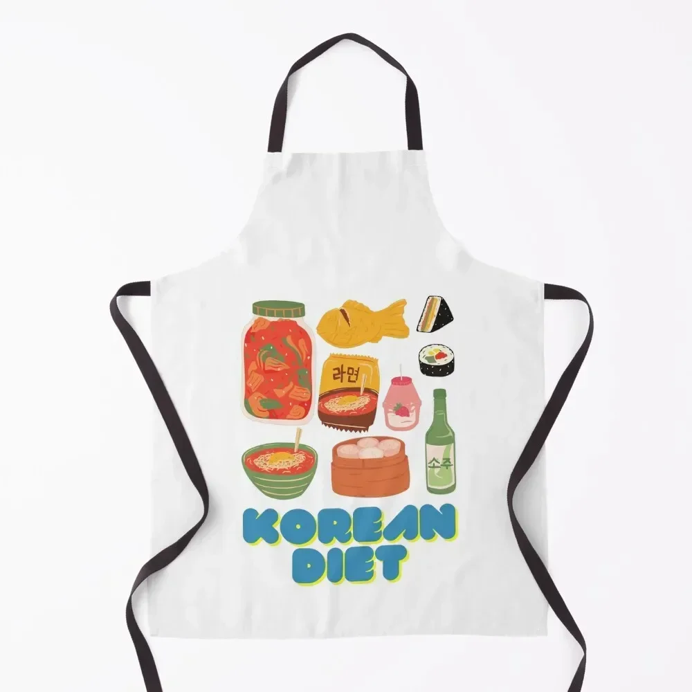 

Korean diet Apron Costume Waiter For Man Haircut Apron