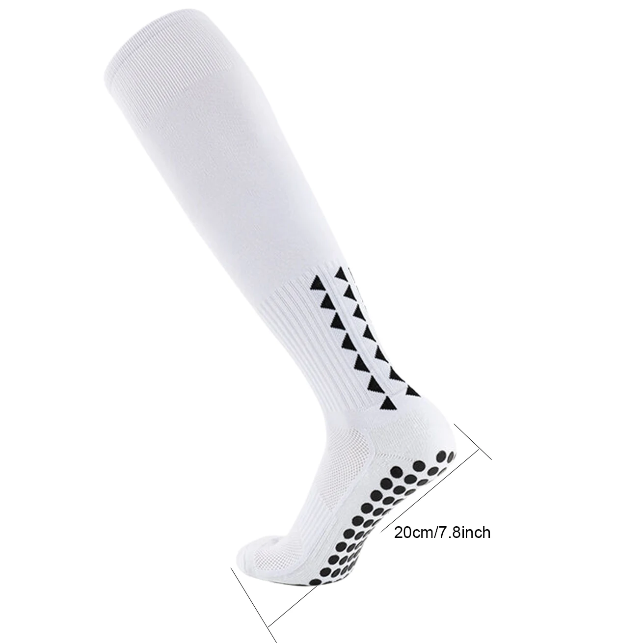 1/8pairs Sport Grip Socks Shockproof Non Slip Tennis Skateboard Socks