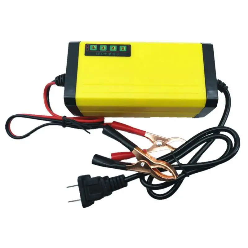 New 12V 2A Car Battery Charger 220V Power Pulse Repair Charger Wet Dry Lead Acid Battery LED Display Moto Truck Battery Charger