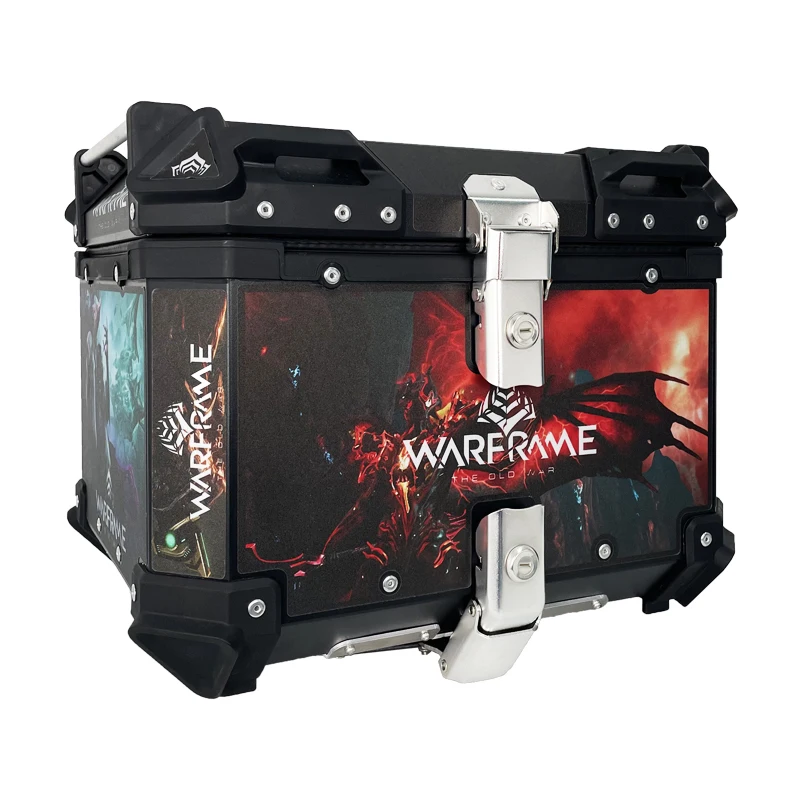 

STLF 45L крутые наклейки в стиле алюминиевого сплава, хвостовая коробка, водонепроницаемый верхний багажник