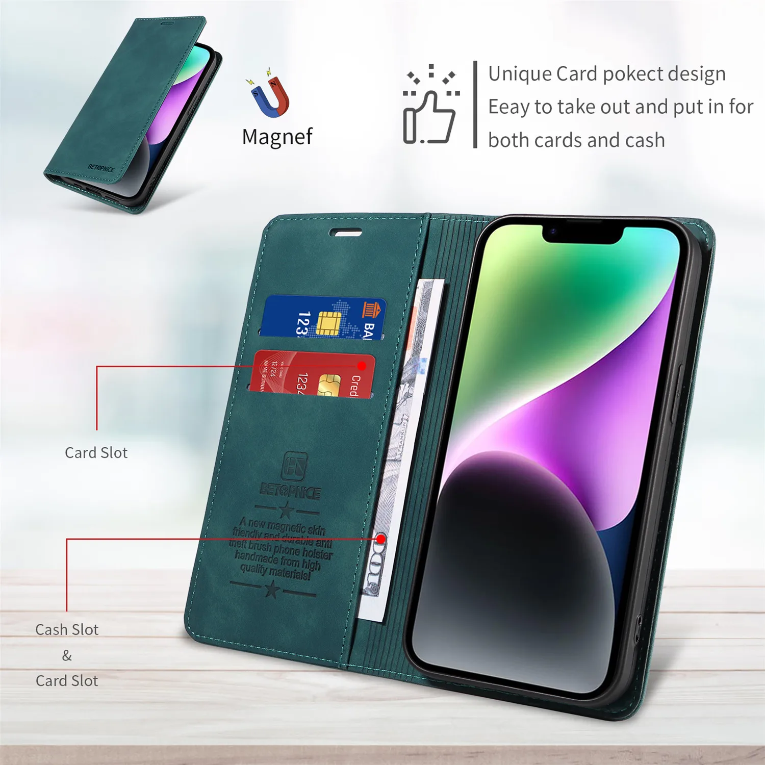Leather Wallet Case For Samsung Galaxy S25 Edge S23 S22 S24 Ultra S21 S20 FE S10 S9 Plus Holder Card Slots Flip Phone Cover