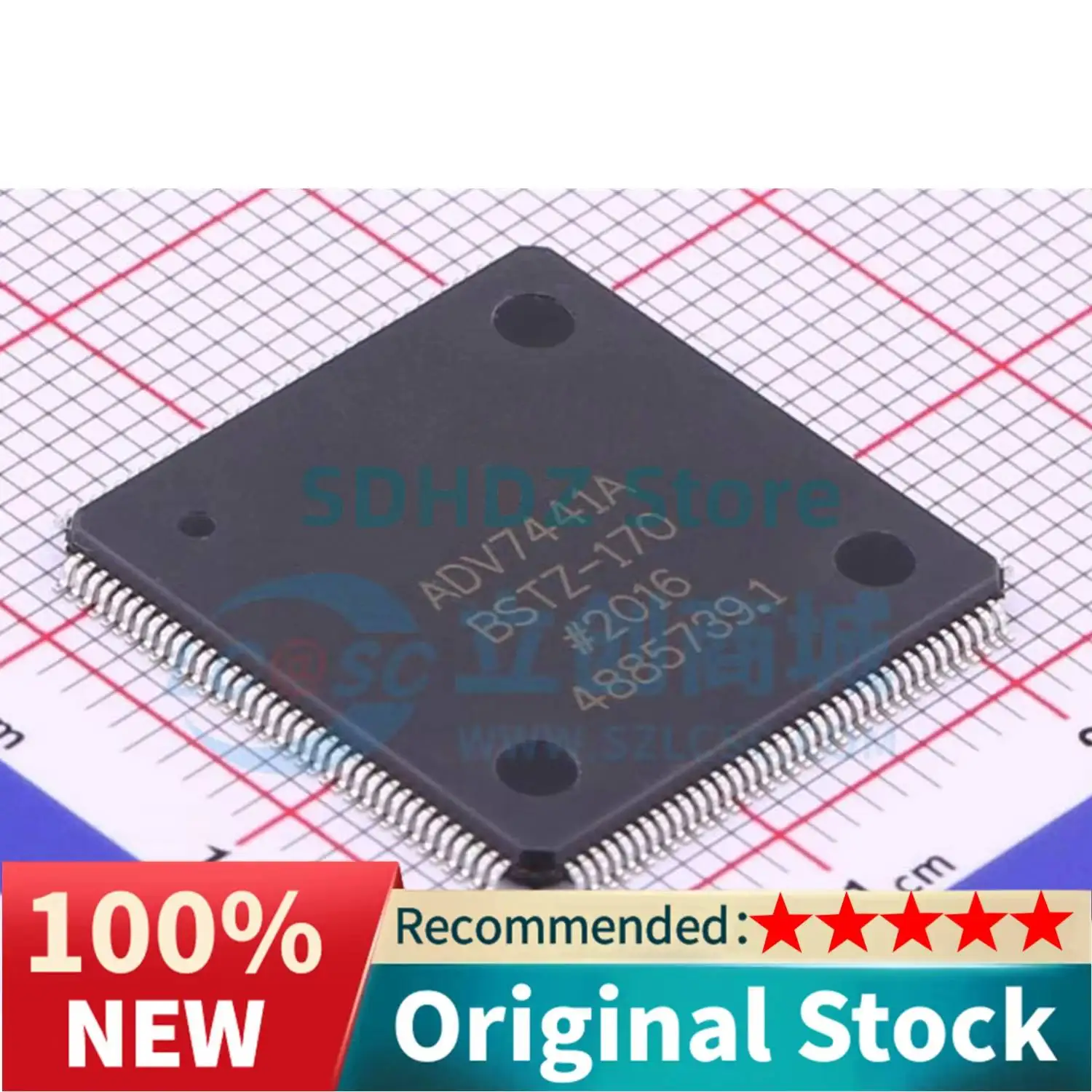 ADV7441ABSTZ-170 Package LQFP-144  Genuine Video Interface IC Chip