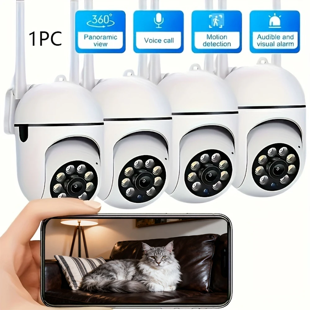 

Приложение Ease Life Keep an Eye on Your Furry Friend — 1 шт. монитор для домашних животных с автоматическим отслеживанием и камерой RCMPet с двусторонним чатом и ночным просмотром