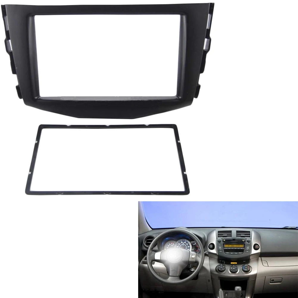 

Car refitting DVD frame,DVD panel,Dash Kit,Fascia,Radio Frame,Audio frame Fit For Toyota RAV4,2DIN
