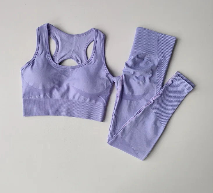 بدلة اليوغا بدلة حمالة صدر خلفية جميلة