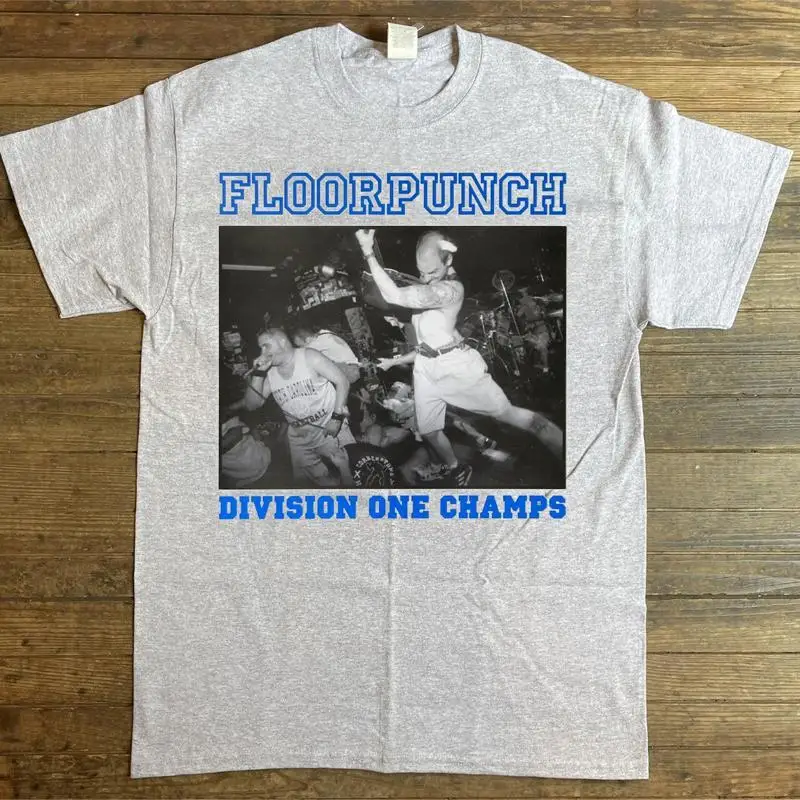 Floorpunch Division One Champs  Gray All Size T Shirt