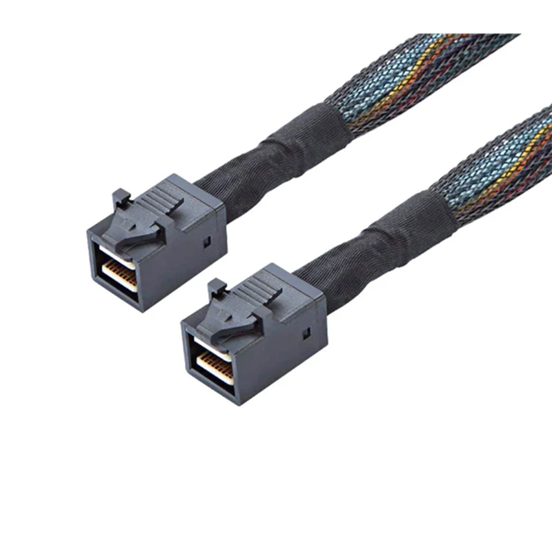 

MINI SAS HD для компьютерного жесткого диска 1 м SFF-8643 Mini SAS серверная материнская плата кабель объединительной платы SFF-8643 до 8643