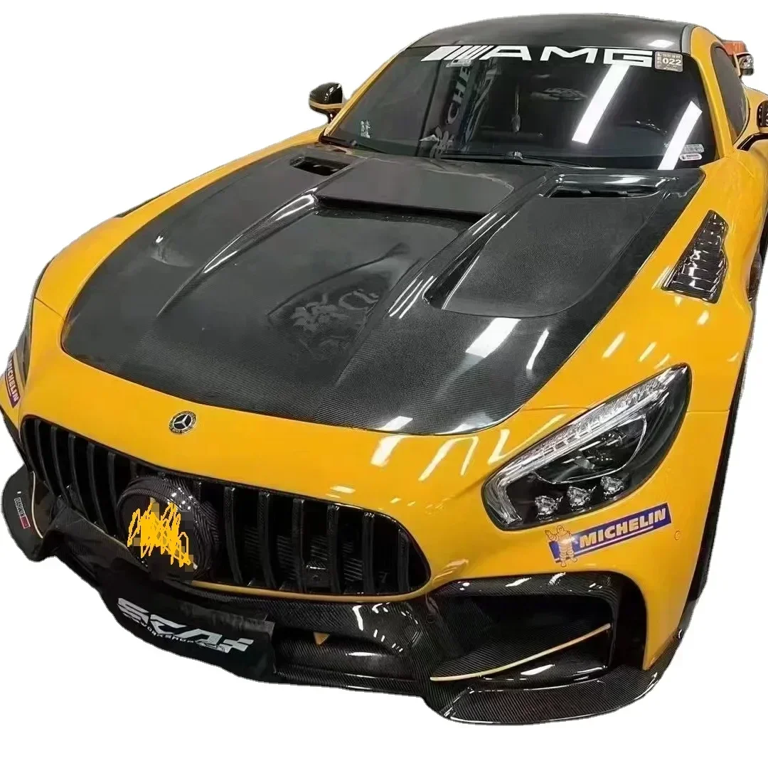 

Автомобильный бампер для Bz AMG GTC GTS в стиле imp, передний бампер из углеродного волокна, комплект кузова