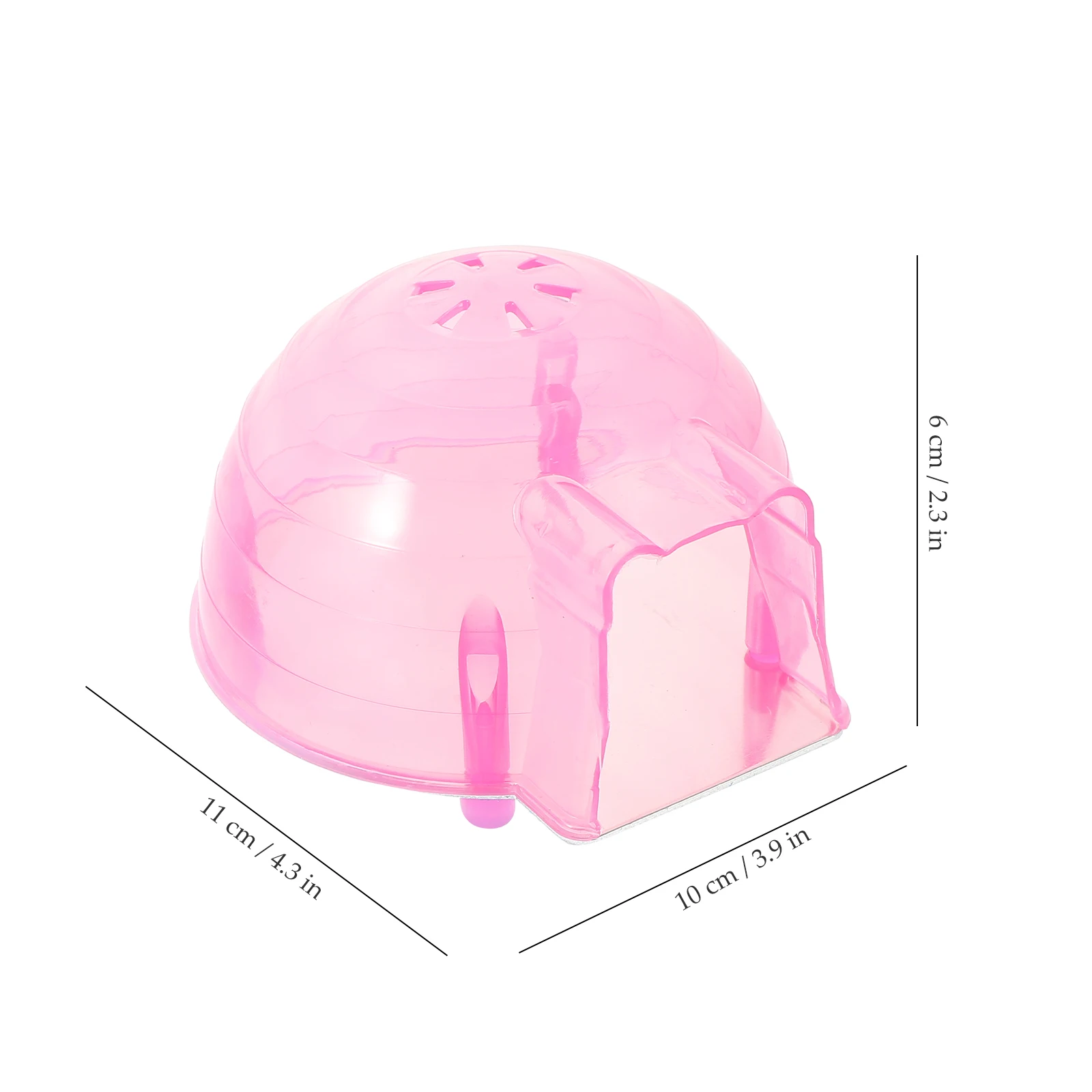 

2PCS Cooling Mini Hut Hamster House Small Pet House Summer Cool Cottage Bunny Mats Chinchilla Toys Plastic Home