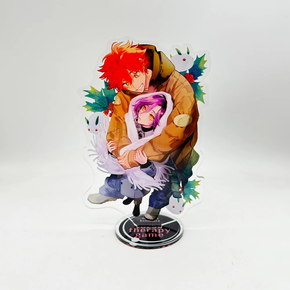 Anime Therapy Game‌ KeyChain Cosplay Acrylic Stand Accessories Collection Figure Desktop Ornaments Christmas Gifts