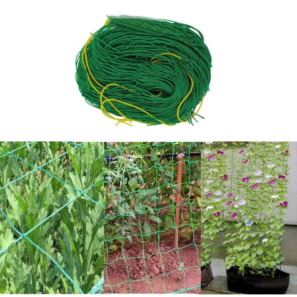 ガーデニング、ラティスネット、耐摩耗性、緑の植物ホルダー、神の装飾品、宝、スイカ用のクライミングフレームメッシュ