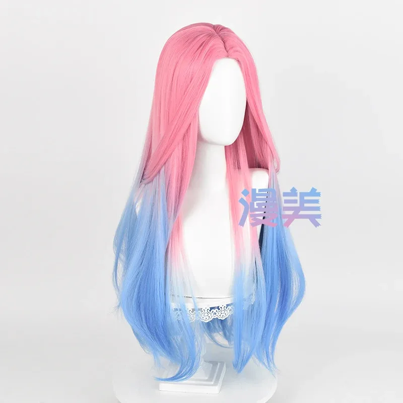 Аниме Мизи Круглый 5, Косплей Костюм Парик Белые Длинные Платья Для Женщин Хэллоуин Вечеринка Карнавал Ролевая Игра Мизи Розовый Синий Парик