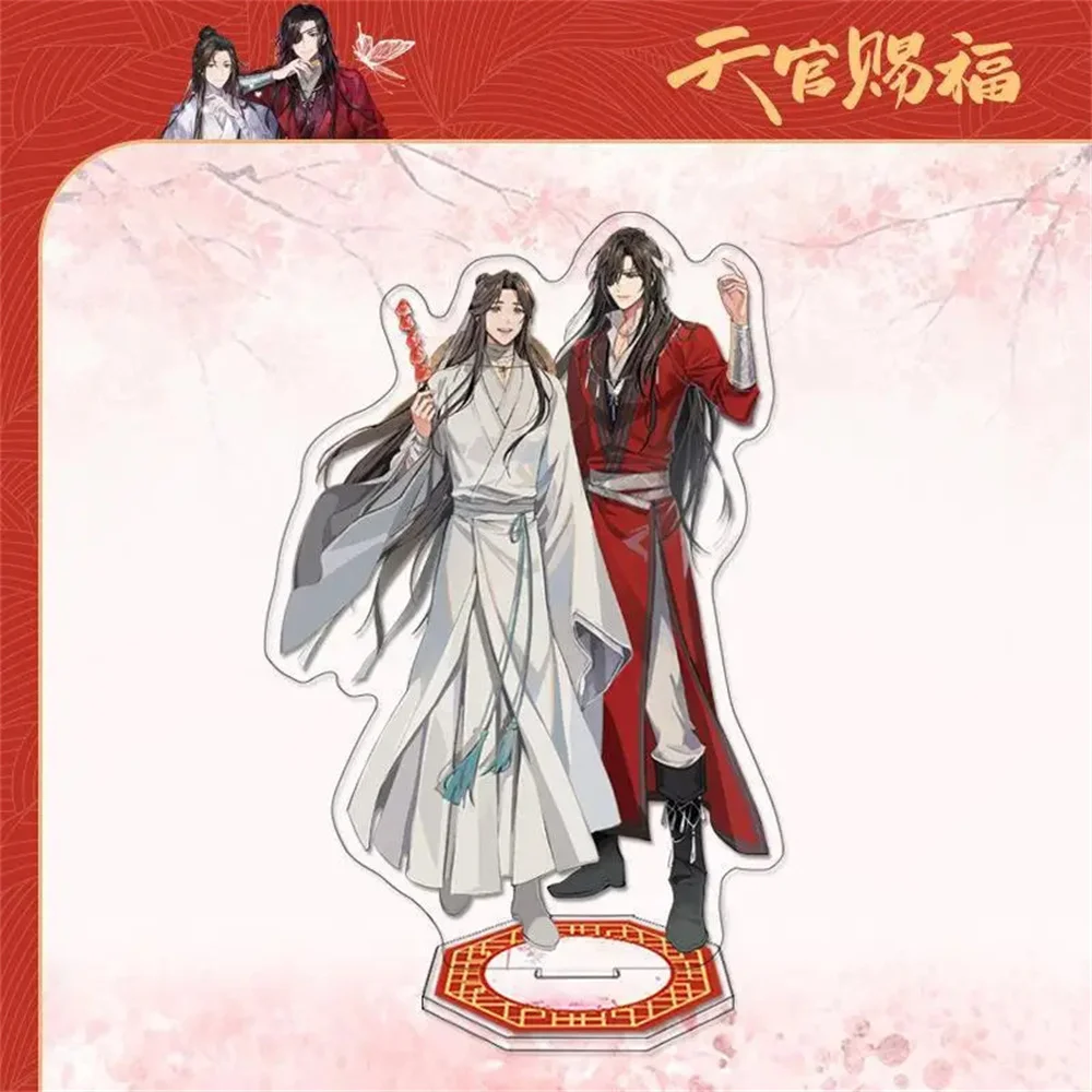 Anime Heaven resmi Tgcf Model berdiri akrilik Tian Guan Ci Fu mainan Xie Lian Hua Cheng Hadiah