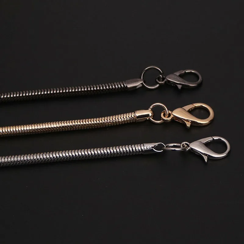 Correa de hombro para mujer, accesorio de Metal de 120cm, cadena cruzada, hebillas de monedero