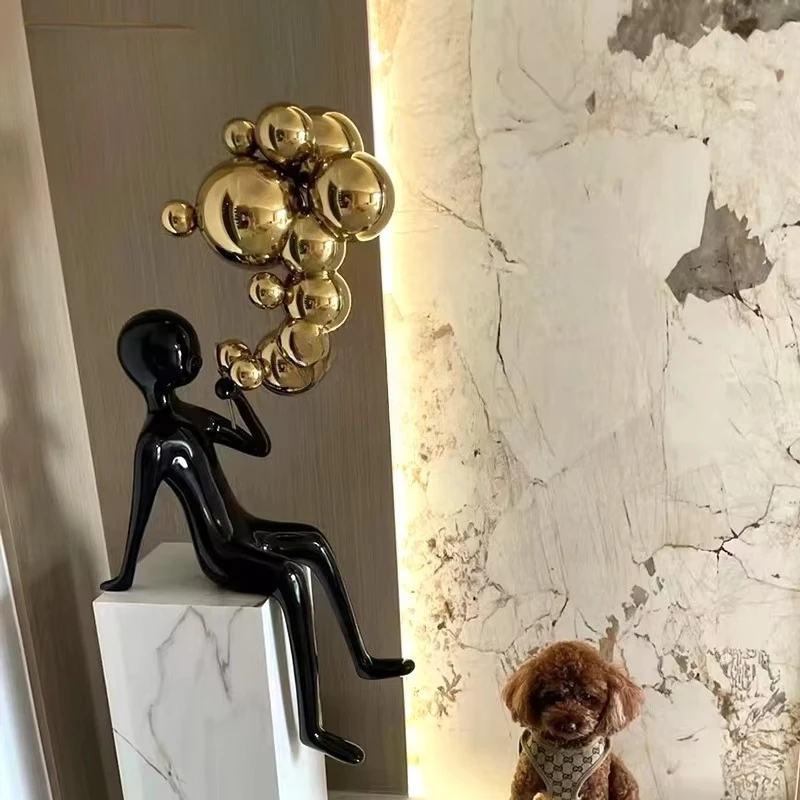 LH1  Figure Ornament Hotel Lobby Mall Decoration Abstract Sculpture Artwork